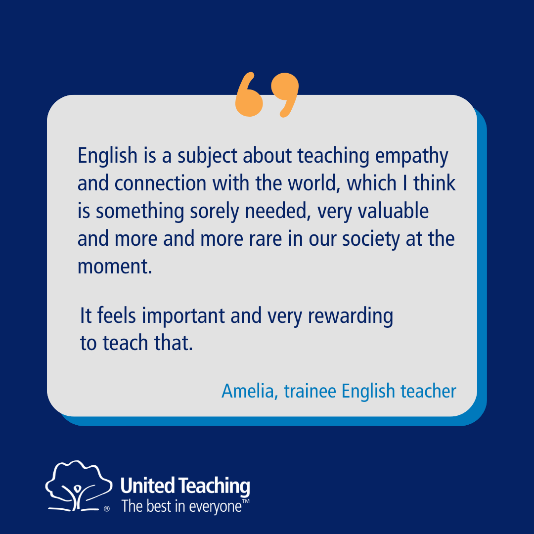 "I chose to teach English because you get to teach such a wide variety of things creatively and critically. Every time you study a new novel or play; you're learning about the historical and social context." 📚

#WorldBookDay