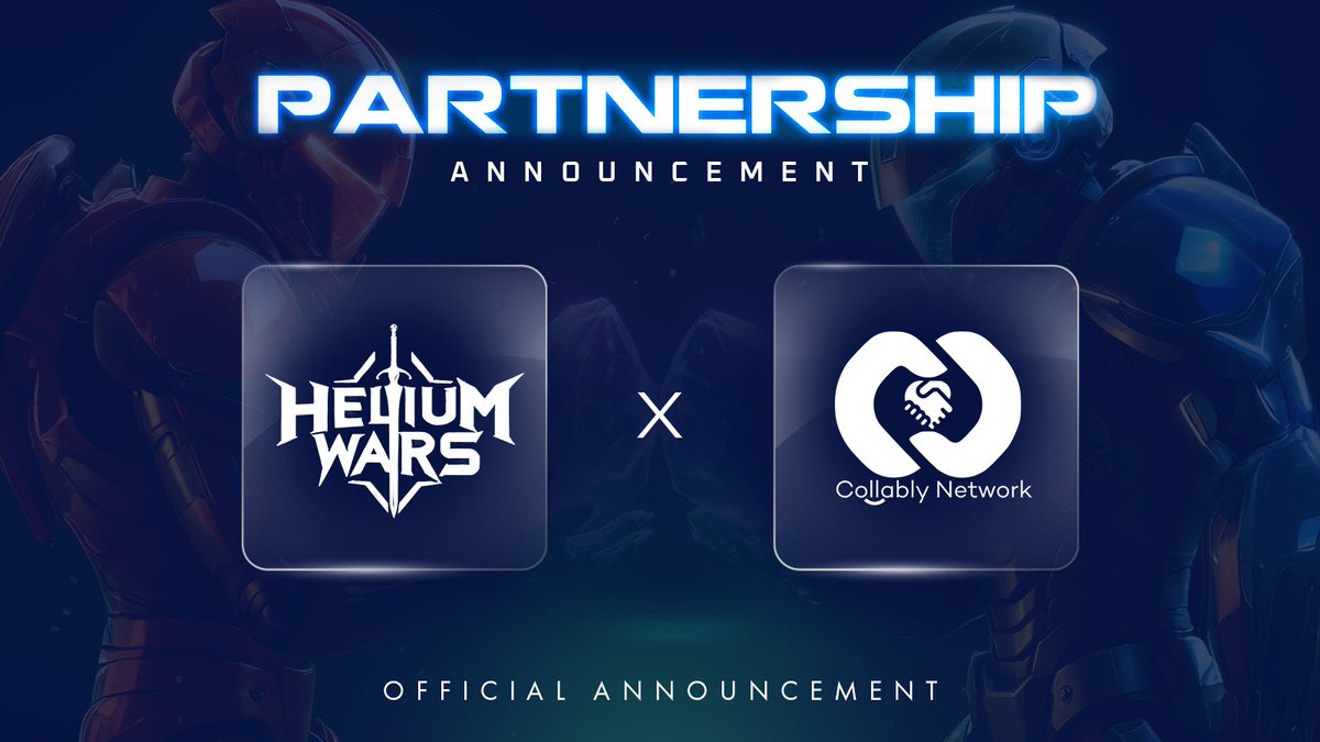 HeliumWars_'s tweet photo. Helium Wars 🤝 @CollablyNetwork 

Fueling the Future of Gaming &amp; Blockchain Synergy!
Battle for Helium Meets Next-Level Innovation💥

The revolution starts NOW.⚔️

Helium Wars + Collably = Gaming’s Next Evolution

#HeliumWars #Partnership #Collably https://t.co/vK32RctxKT