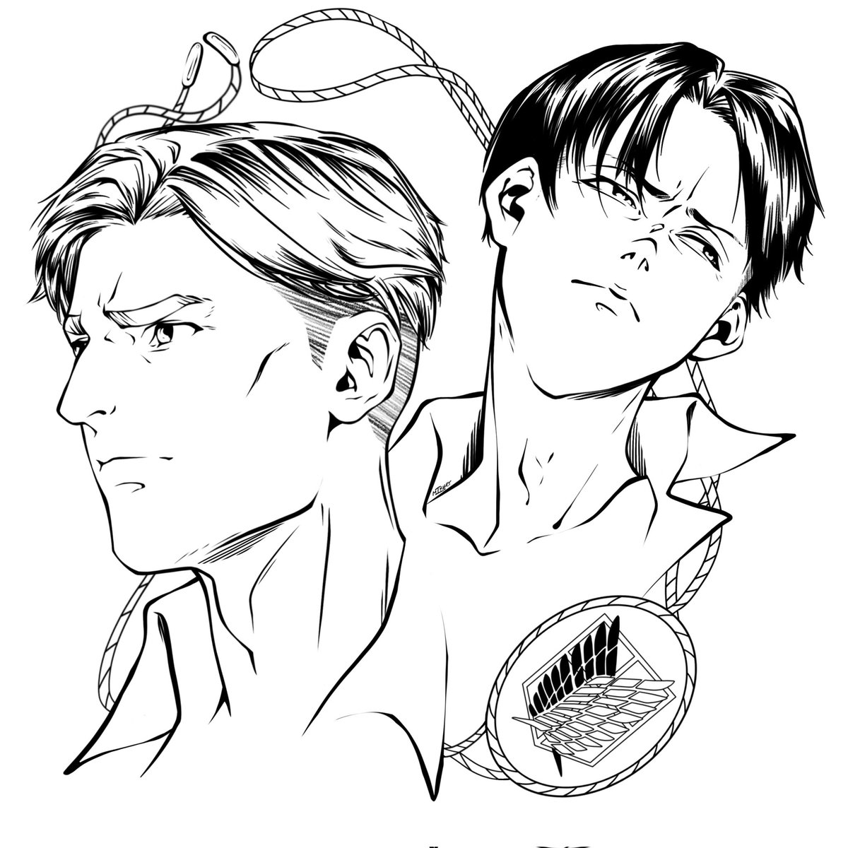 この気持ちが冷めないうちに 頑張る💪
#エルリ #進撃の巨人 #AttackOnTitan #eruri