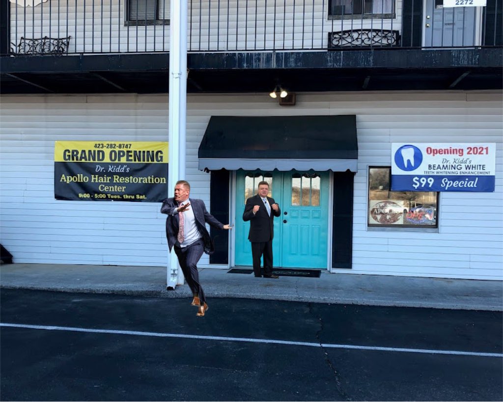 TheLovingPastor's tweet image. Breaking news. Dr Kidd of Apollo Hair restorations is no longer running the buissness!!