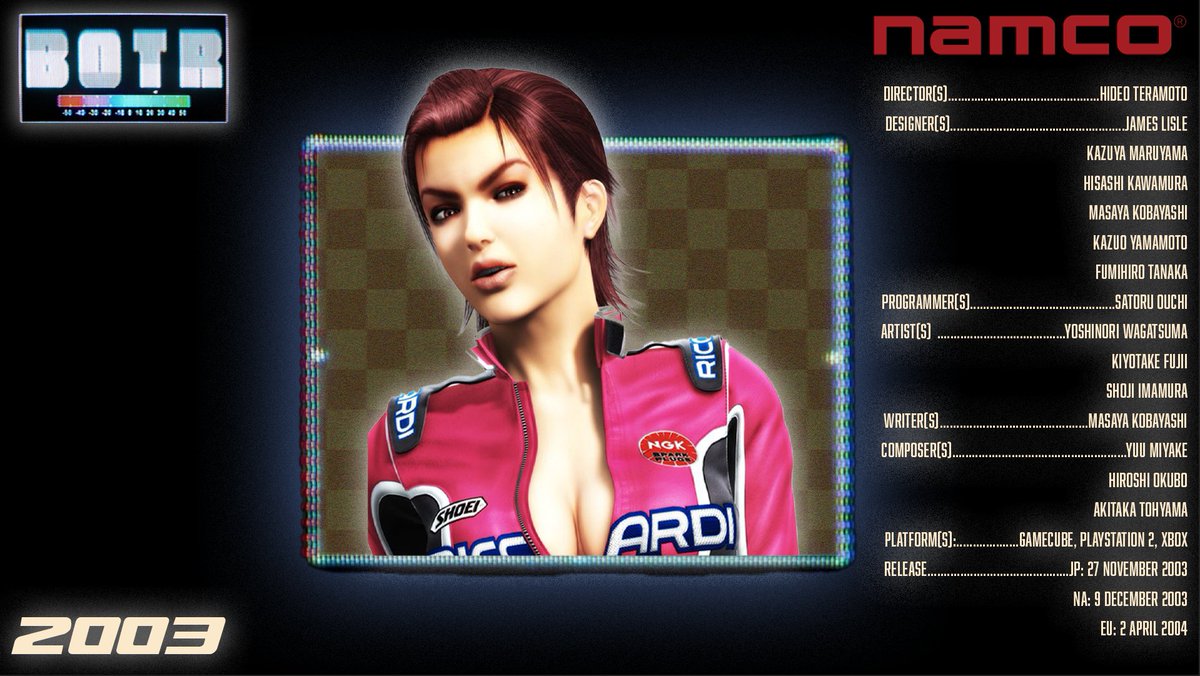 New BOTR Alert
This month we tackle the weird realistic Ridge Racer with a full-fledged story mode, R: Racing Evolution
youtu.be/Ir6020fo2dc