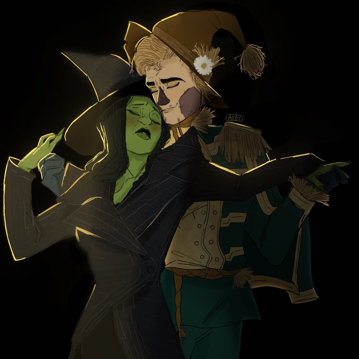 Fiyeraba 💙💚 (re-upload) #wickedmovie #Fanart