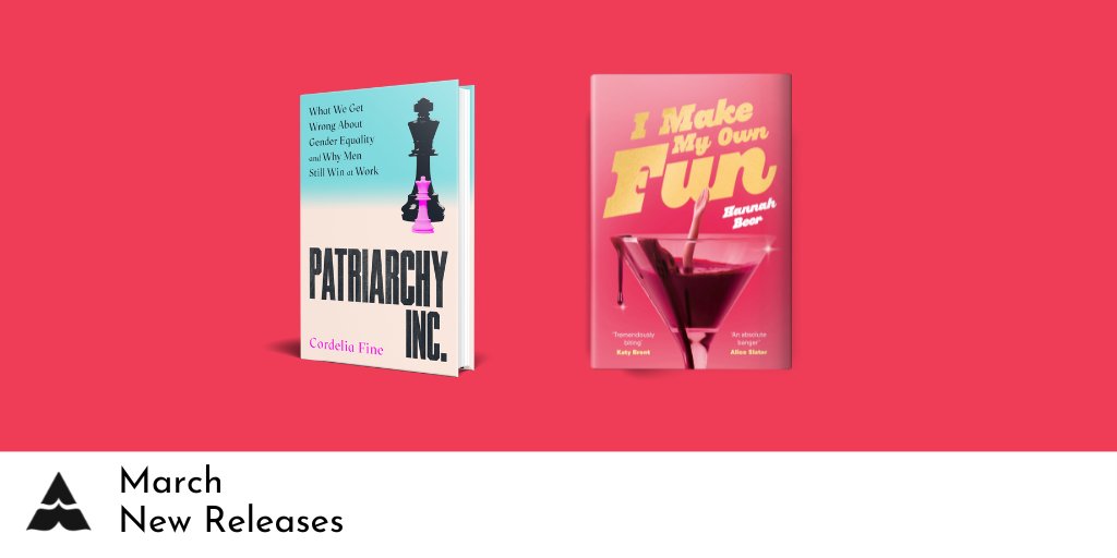 Here's a look at what we're publishing in March! 🎉
Patriarchy Inc. atlantic-books.co.uk/book/patriarch…
I Make My Own Fun atlantic-books.co.uk/book/i-make-my…