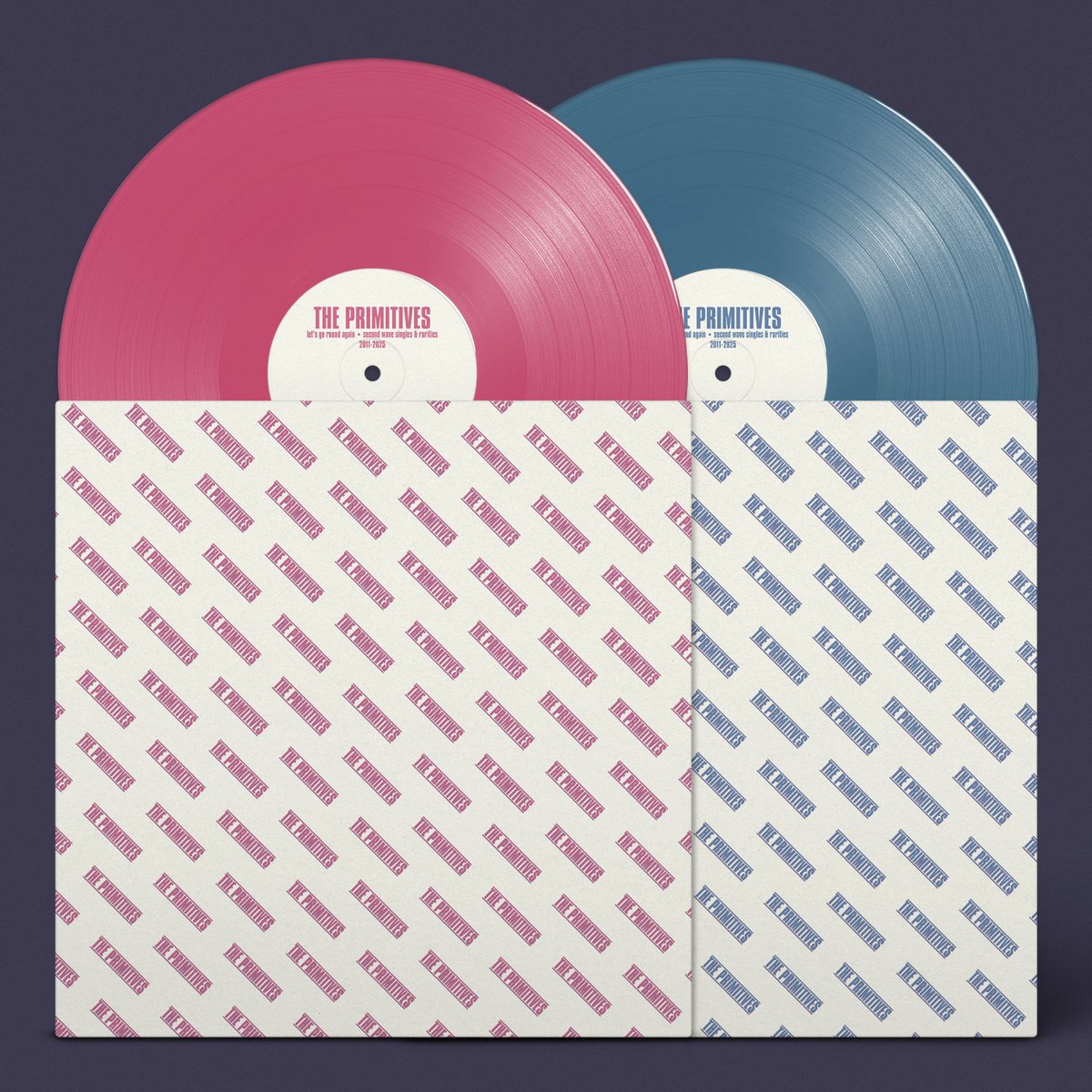 #Preorder THE PRIMITIVES "Let's Go Round Again · Second Wave Singles &amp; Rarities 2011-2025" Double-LP [Pink and Blue colour vinyls · Limited Edition]  Release date: *7-3-2025* <a href="/PRIMITIVESband/">The Primitives</a> 

PRE-ORDER HERE → elefant.com/shop/album/161…