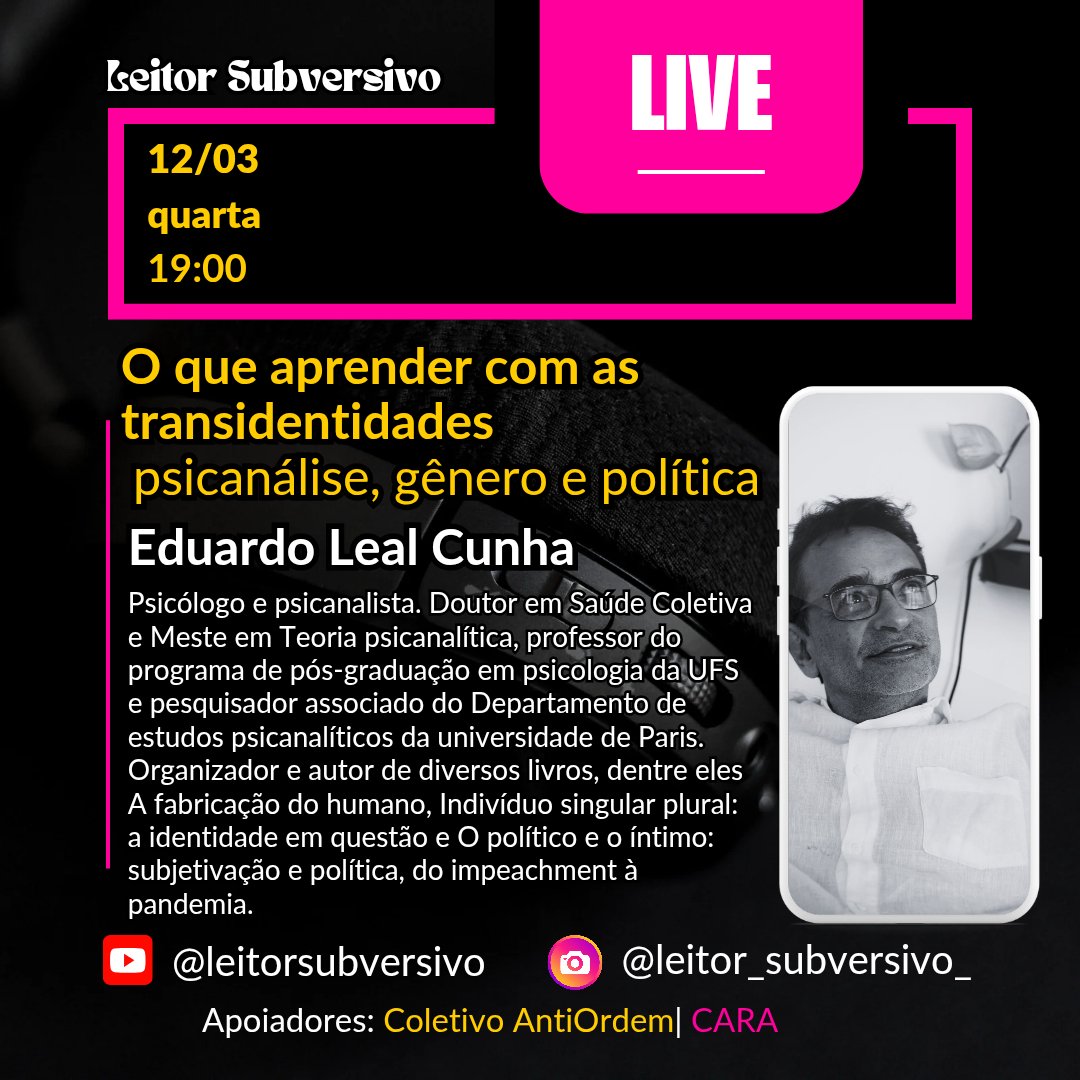 Leitor Subversivo θαυμάζειν (@leitorsubversi) on Twitter photo 