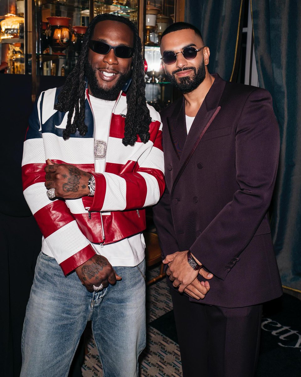 BURNA BOY AND UMAR KAMANI. 📸