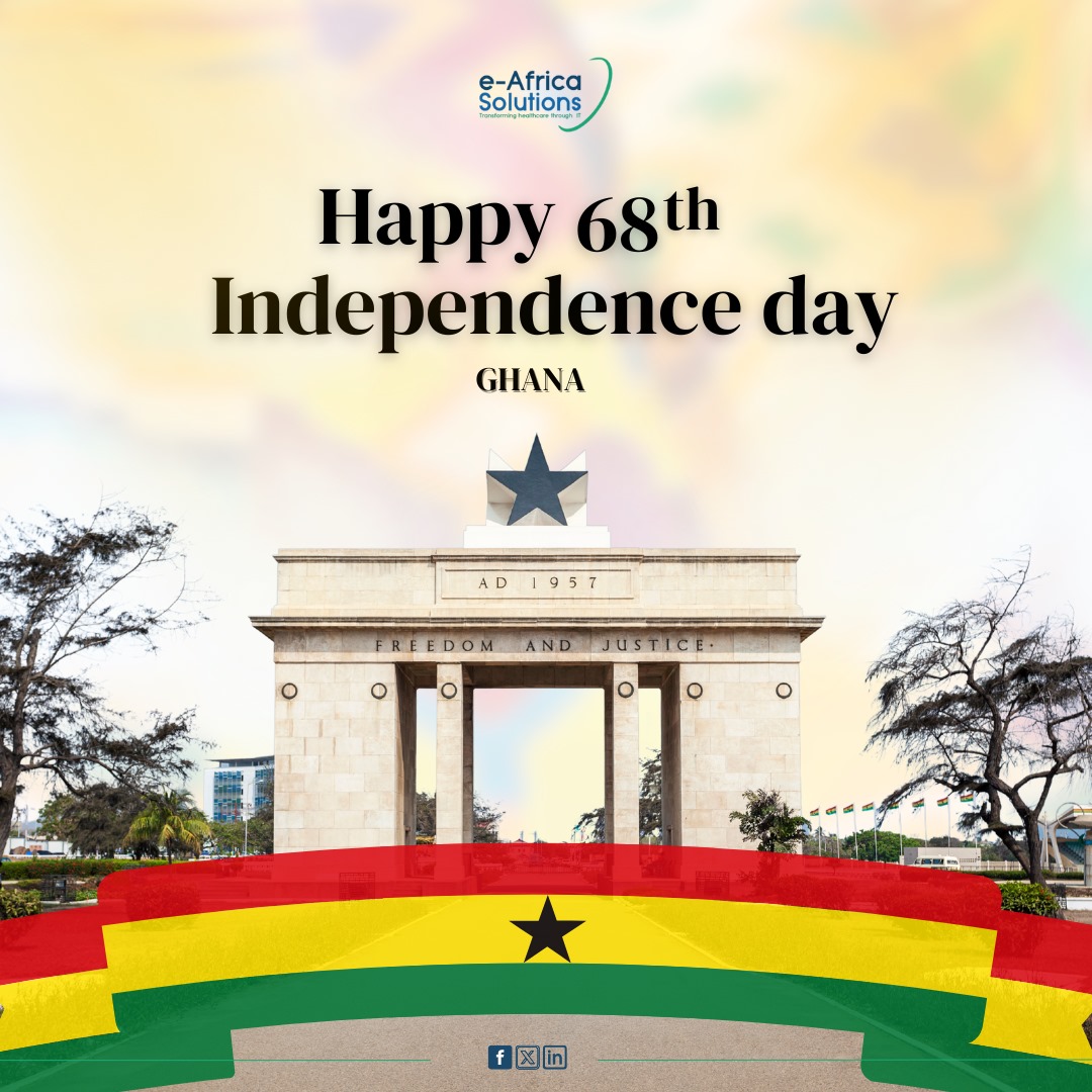 EAfricasolution's tweet image. Happy 68th Independence Day, Ghana!

May the spirit of independence continue to inspire innovation, growth, and a brighter future for all.

Freedom, Justice and Data-driven Transformation — the journey continues!

#GhanaAt68 #IndependenceDay #FreedomAndJustice#eafricasolutionsltd