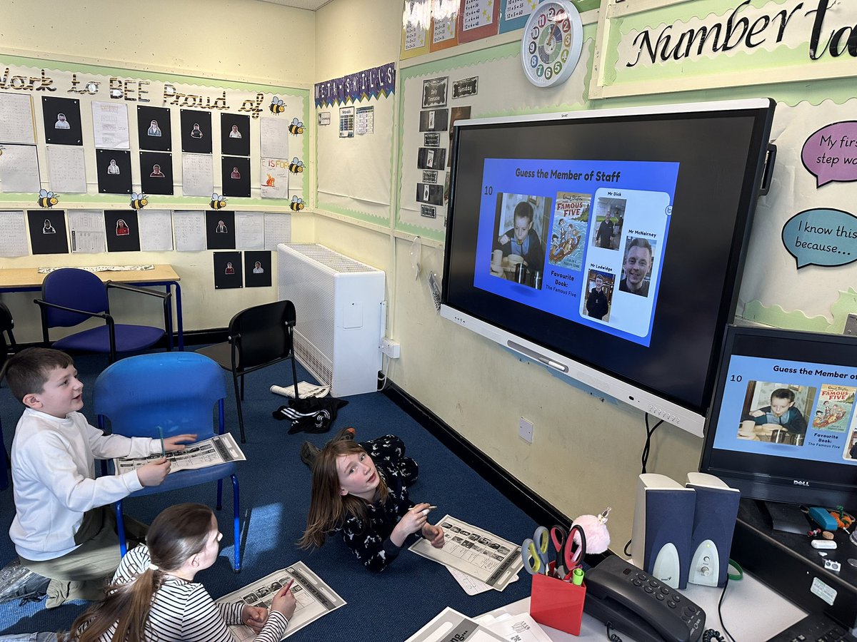 We loved the ‘When We Were Young’ quiz. We had to figure out the member of staff from their baby pictures and favourite childhood book. #worldbookday2025 #BowReads