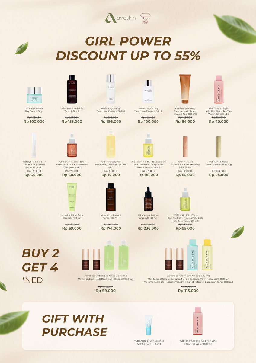 avoskinbeauty's tweet image. Nah, kegiatan di Offline Event ini banyak banget dan terbuka buat Sahabat Avo! Akan ada fun activity, booth Avoskin, pengembalian kemasan kosong, sampai Iftar bersama! Buat Offline Event-nya sendiri akan ada di:

🗓️ 8 Maret 2025
🕰️ 14.00-19.00 WIB
📍 VRTX Compound Space,…