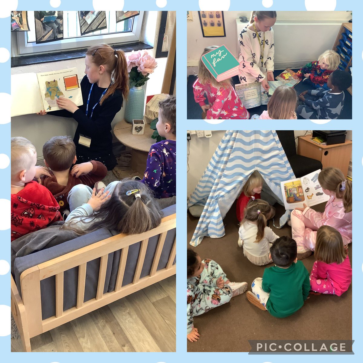 Mrs Ellison (@sjsbmrsellison) on Twitter photo Nursery are having a fantastic #WorldBookDay we are getting cosy in our reading dens and sharing books together. We have been visited by our librarian friends who also read us some stories. <a href="/StJosephStBede/">StJoseph StBede RCPS</a> #sjsbEnglish #EYFS #Nursery Nursery are having a fantastic #WorldBookDay we are getting cosy in our reading dens and sharing books together. We have been visited by our librarian friends who also read us some stories. <a href="/StJosephStBede/">StJoseph StBede RCPS</a> #sjsbEnglish #EYFS #Nursery