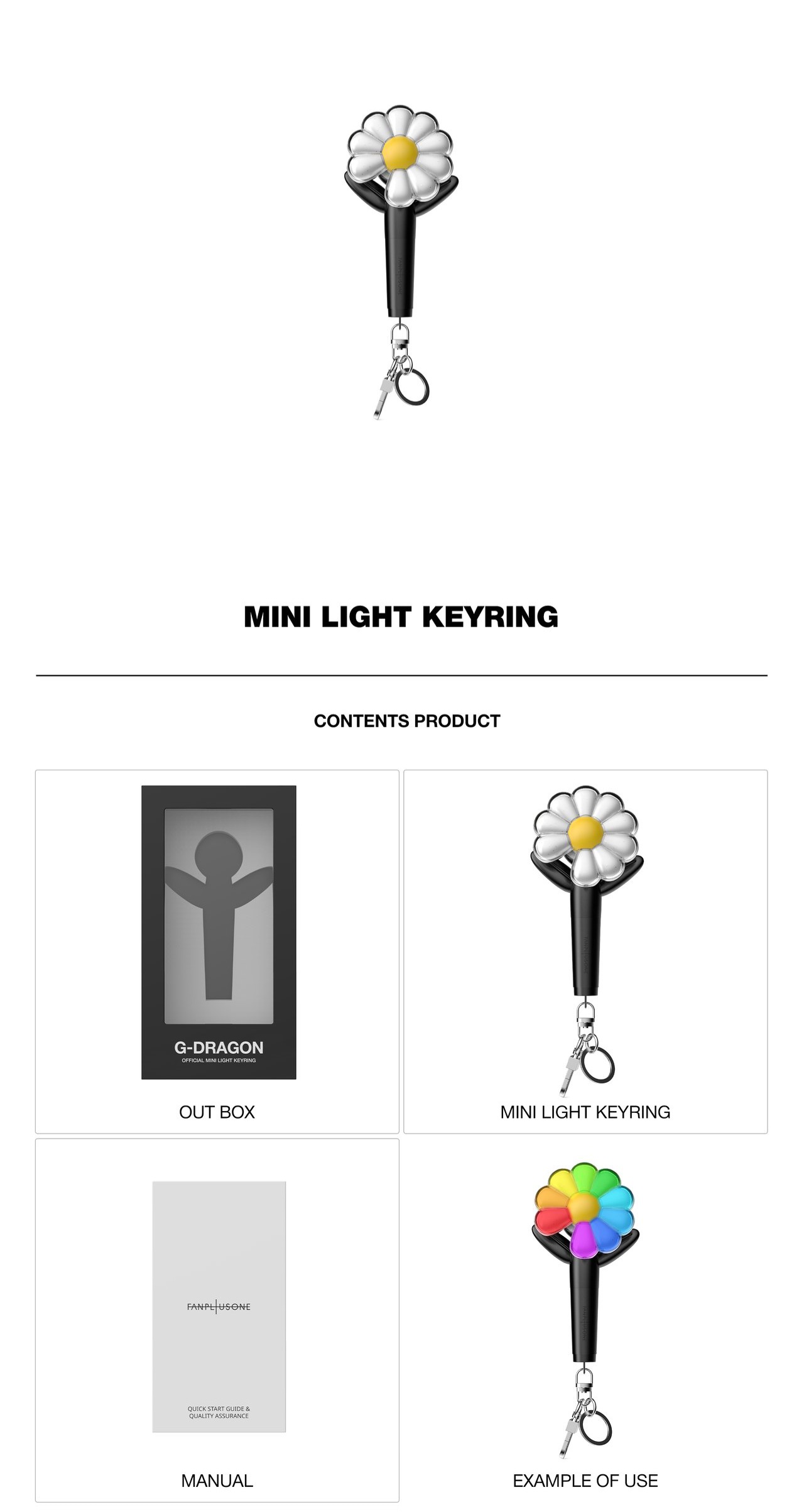 公式特典付き / G-DRAGON OFFICIAL LIGHT STICK 公式ペンライト