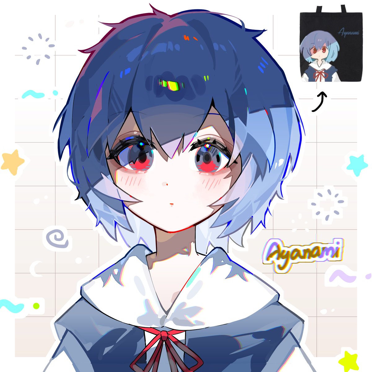 HiroChair's tweet image. Saw a fluffy ayanami earlier