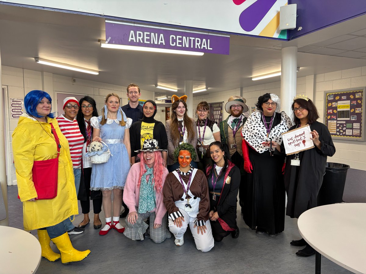 Arena Academy (@corearenaacad) on Twitter photo #HappyWorldBookDay from staff at Arena Academy! We have characters such as Coraline, Dorothy, Lady Macbeth and Harry Potter teaching lessons throughout the day. #FFTWorldBookDay <a href="/WorldBookDayUK/">World Book Day UK 📚</a> #WorldBookDay2025 #WorldBookDay <a href="/COREeducate/">CORE Education Trust</a> #HappyWorldBookDay from staff at Arena Academy! We have characters such as Coraline, Dorothy, Lady Macbeth and Harry Potter teaching lessons throughout the day. #FFTWorldBookDay <a href="/WorldBookDayUK/">World Book Day UK 📚</a> #WorldBookDay2025 #WorldBookDay <a href="/COREeducate/">CORE Education Trust</a>