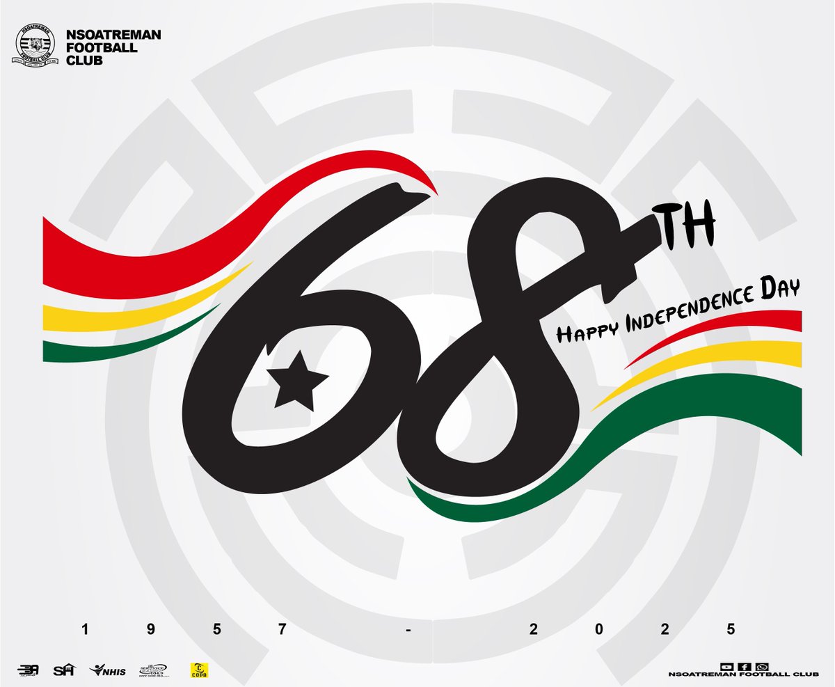 Happy Independence Day Ghana 🇬🇭 
<a href="/NHIS_Ghana/">NHIS Ghana</a> 
COPA Teamwear
#efiriteteamanaso
#IndependenceDay
#6thMarch
#JUSTICEFORPOOLEY