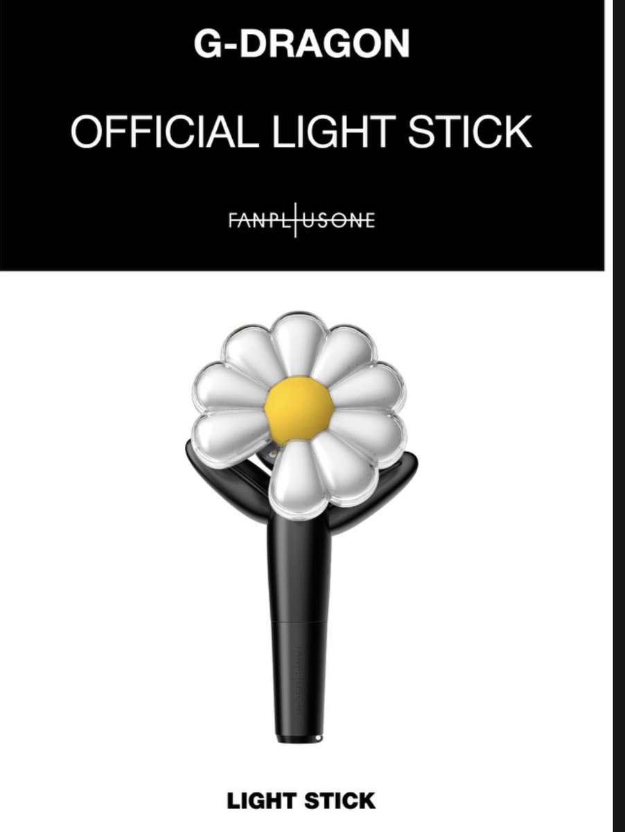 BabyBlack_twt's tweet photo. แท่งไฟจียงสวยมากกก เป็นรูปดอกเดซี่ แล้วทำแท่นวางเป็นกระถางดอกไม้ ทุกอย่างผ่านการออกแบบมาอย่างดีอะ สมมงคนคิดแท่งไฟคนแรกของวงการ K-Pop มาก ของมันต้องมีอีกแล้วสินะ 😂💸

#GDRAGON https://t.co/FH0bd9DtWQ