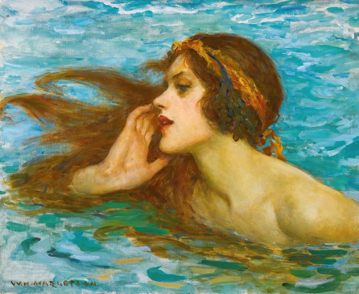 "A Little Sea Maiden"
{1901}
By ~ William Henry Margetson