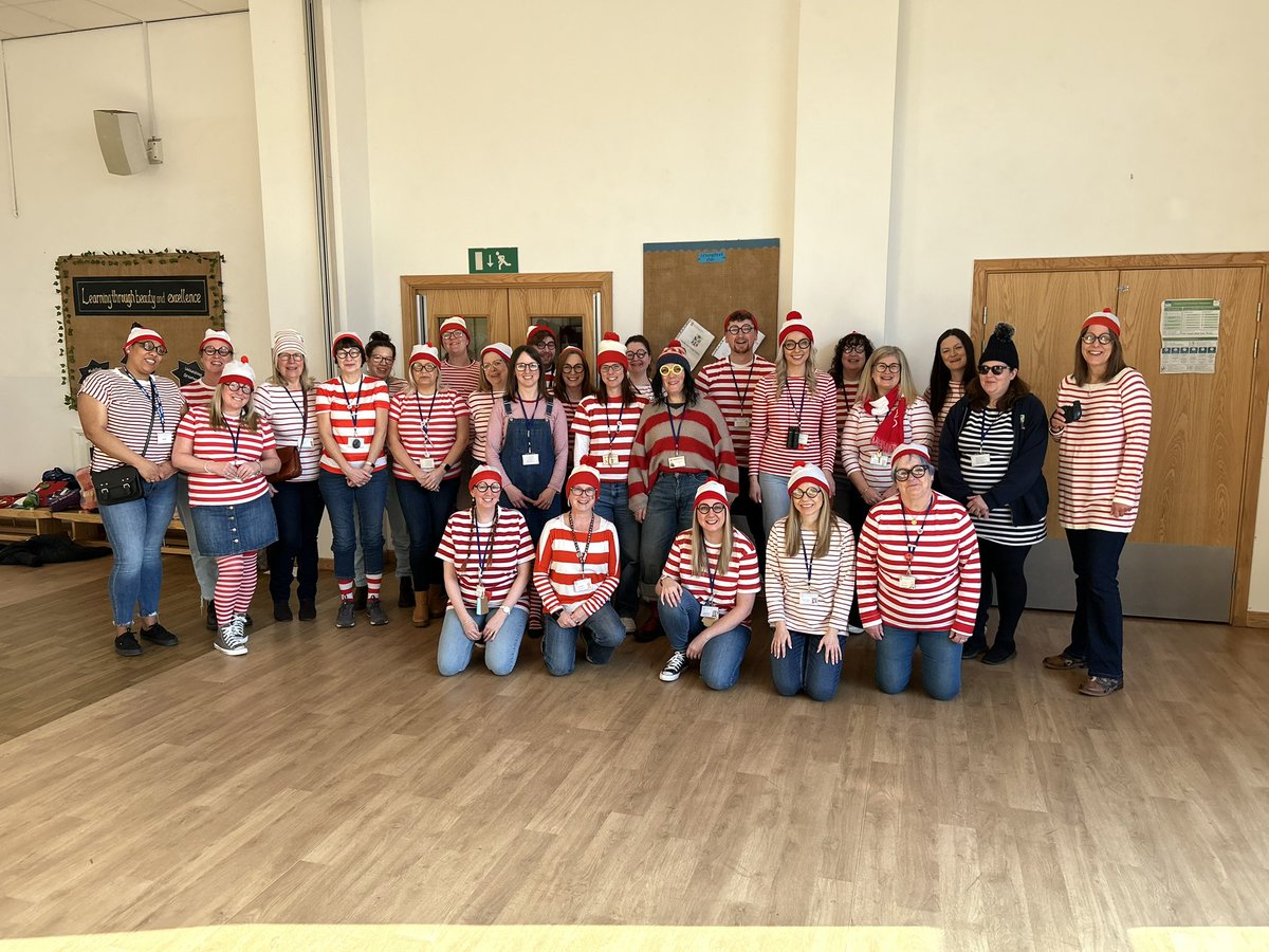 You will have to look carefully to find the staff today! #worldbookday2025