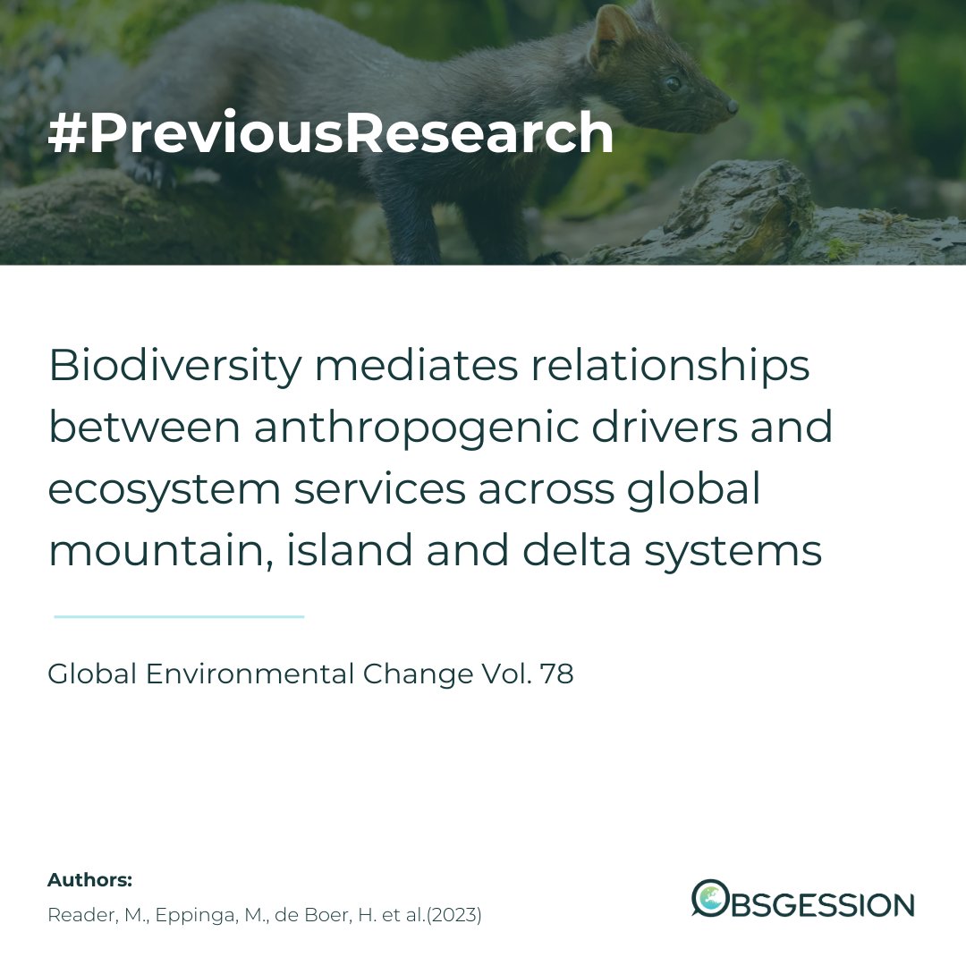 🌍Is #biodiversity linked to #ecosystem resilience in the big picture? 
The answer you can find in this week's feature on #PreviousResearch, linked below.
👉Full article:
sciencedirect.com/science/articl…