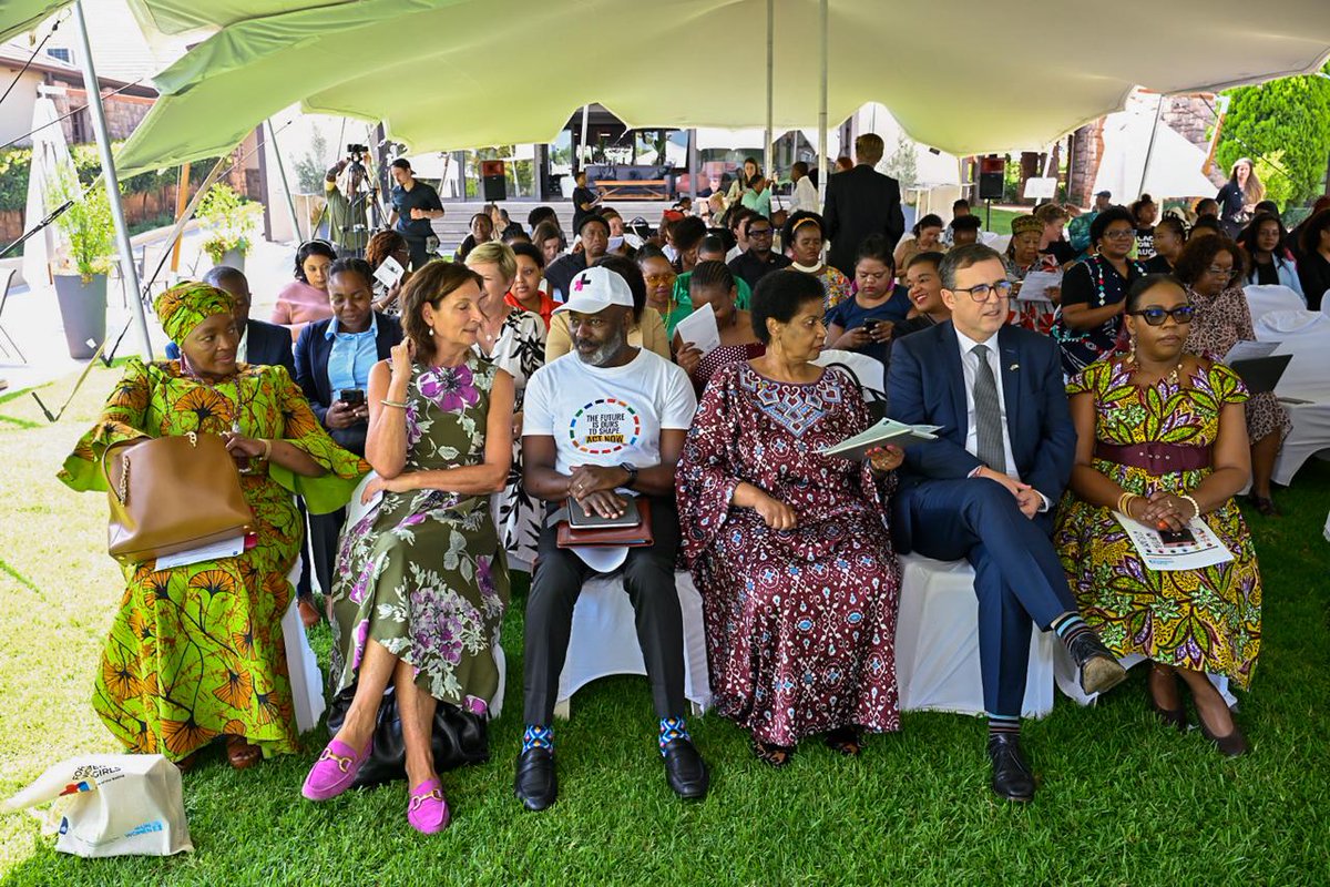 unwomenSA's tweet photo. This #IWD2025, our message is clear: 

We refuse to step back. This is the year we march forward for women's rights!

Today @unwomenSA, @NLinSouthAfrica &amp; @IrlEmbPretoria reiterate their commitment to equality as they commemorate International Women's Day 2025 in PTA. https://t.co/xPhQ4AXCPw