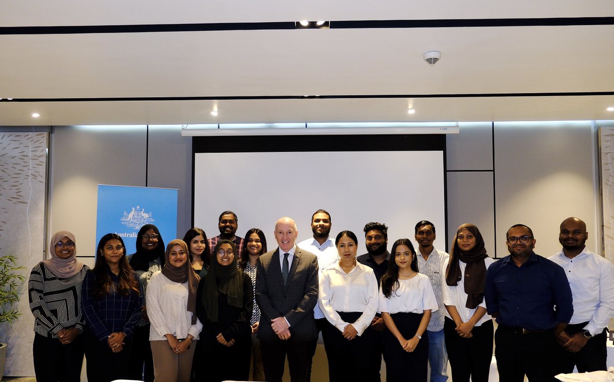Australian High Commission, Republic of Maldives (@aushcmv) on Twitter photo Between 2021-2025 <a href="/AustraliaAwards/">Australia Awards</a> funded 34 🇲🇻 women out of 56 scholars to pursue their Masters in 🇦🇺.
On this International Women’s Day, we reaffirm 🇦🇺’s commitment to gender equality and the human rights of all women and girls.
Gender equality benefits everyone! #IWD2025 Between 2021-2025 <a href="/AustraliaAwards/">Australia Awards</a> funded 34 🇲🇻 women out of 56 scholars to pursue their Masters in 🇦🇺.
On this International Women’s Day, we reaffirm 🇦🇺’s commitment to gender equality and the human rights of all women and girls.
Gender equality benefits everyone! #IWD2025
