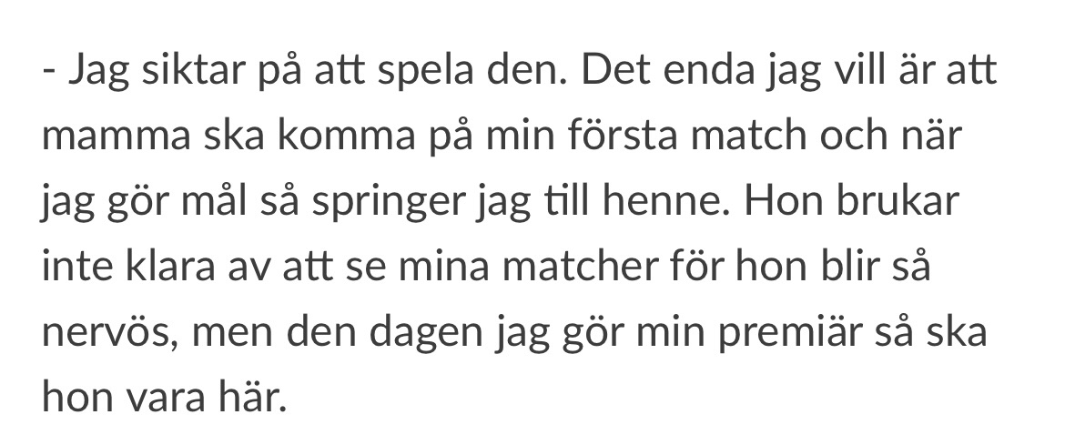 Citat från Värnamo Nyheters intervju med Pawel Cibicki. (Via Fotbollskanalen) Man förstår att han jobbiga år bakom sig.