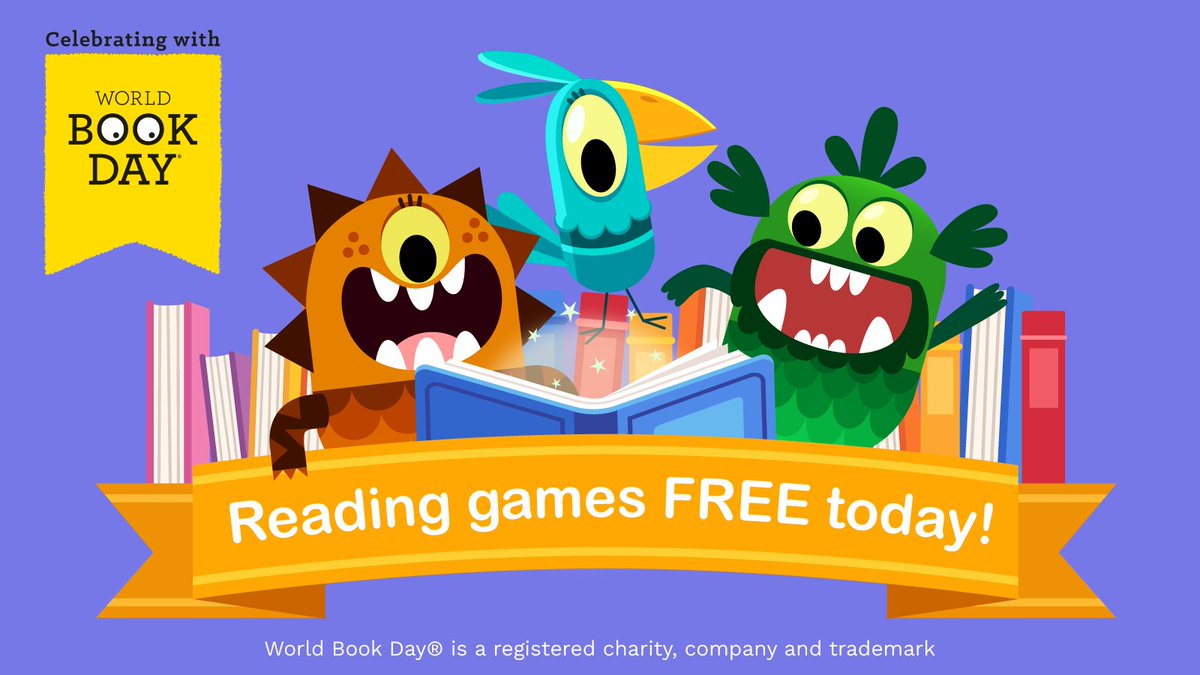 Teach Your Monster (@teachmonsters) on Twitter photo Itโs World Book Day and to celebrate, our reading apps are free to download for 24 hours only!
Our phonics game, ๐๐๐๐๐ก ๐๐จ๐ฎ๐ซ ๐๐จ๐ง๐ฌ๐ญ๐๐ซ ๐ญ๐จ ๐๐๐๐, and our reading for pleasure game, ๐๐๐๐๐ข๐ง๐ ๐๐จ๐ซ ๐
๐ฎ๐ง are both available to download for free on Thu 6th Itโs World Book Day and to celebrate, our reading apps are free to download for 24 hours only!
Our phonics game, ๐๐๐๐๐ก ๐๐จ๐ฎ๐ซ ๐๐จ๐ง๐ฌ๐ญ๐๐ซ ๐ญ๐จ ๐๐๐๐, and our reading for pleasure game, ๐๐๐๐๐ข๐ง๐ ๐๐จ๐ซ ๐
๐ฎ๐ง are both available to download for free on Thu 6th