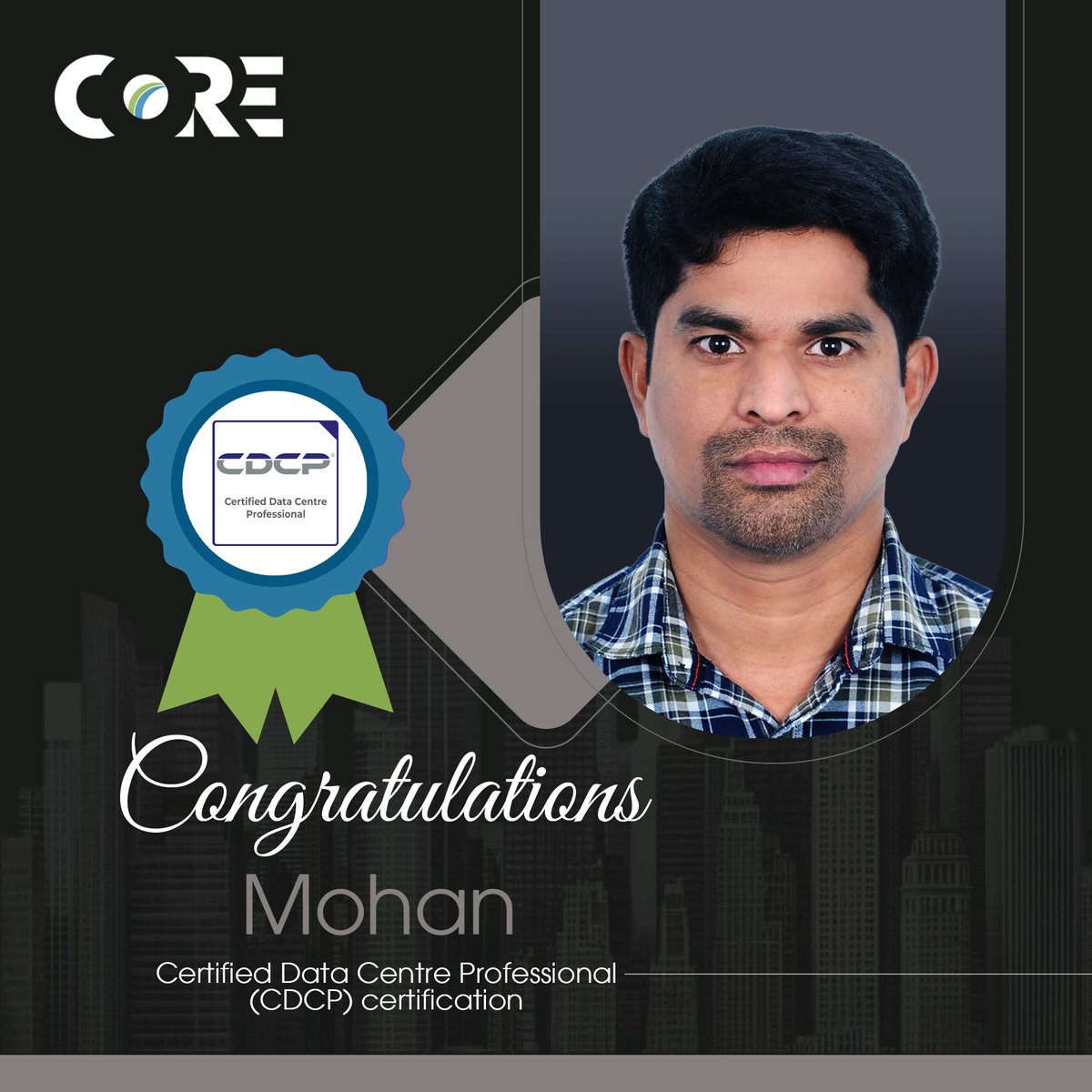Congratulations Mohan, on Achieving Certified Data Centre Professional
core-group.me/congratulation…
#DataCentre #CertifiedDataCentreProfessional #Congratulations #ProfessionalDevelopment #CareerAchievement #CoreGroup #EngineeringExcellence #Certification