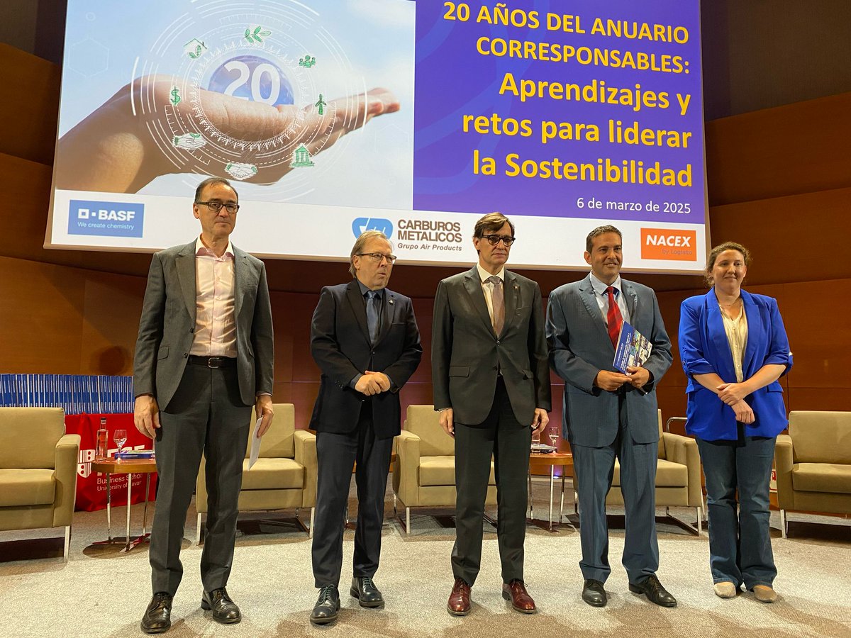 <a href="/Mporlasalud/">Músicos por la Salud</a> <a href="/ObservaRSE_/">ObservaRSE</a> <a href="/iesebschool/">IESE Business School</a> <a href="/salvadorilla/">Salvador Illa Roca</a> <a href="/dsocialscat/">Drets Socials i Inclusió</a> <a href="/gencat/">Generalitat de Catalunya</a> <a href="/cristina_REPM/">Cristina Sánchez</a> <a href="/PactoMundial/">Pacto Mundial de la ONU España</a> <a href="/DrSantacreu/">Josep Santacreu</a> <a href="/CambraBCN/">Cambra de Comerç de Barcelona</a> <a href="/empleogob/">Ministerio Trabajo y Economía Social</a> <a href="/marcosgonzalezm/">Marcos González</a> <a href="/FundlaCaixa/">Fundación ”la Caixa”</a> #JAnuario2025BCN:

✅Jaume Armengou, (<a href="/iesebschool/">IESE Business School</a>)
✅<a href="/salvadorilla/">Salvador Illa Roca</a>, (@DSocialsCat, @Gencat)
✅<a href="/cristina_REPM/">Cristina Sánchez</a>, (<a href="/PactoMundial/">Pacto Mundial de la ONU España</a>)
✅<a href="/DrSantacreu/">Josep Santacreu</a>, (<a href="/CambraBCN/">Cambra de Comerç de Barcelona</a>)
✅@MarcosGonzalezm (<a href="/Corresponsables/">Corresponsables</a>, <a href="/ObservaRSE_/">ObservaRSE</a>)

👉 x.com/i/broadcasts/1…