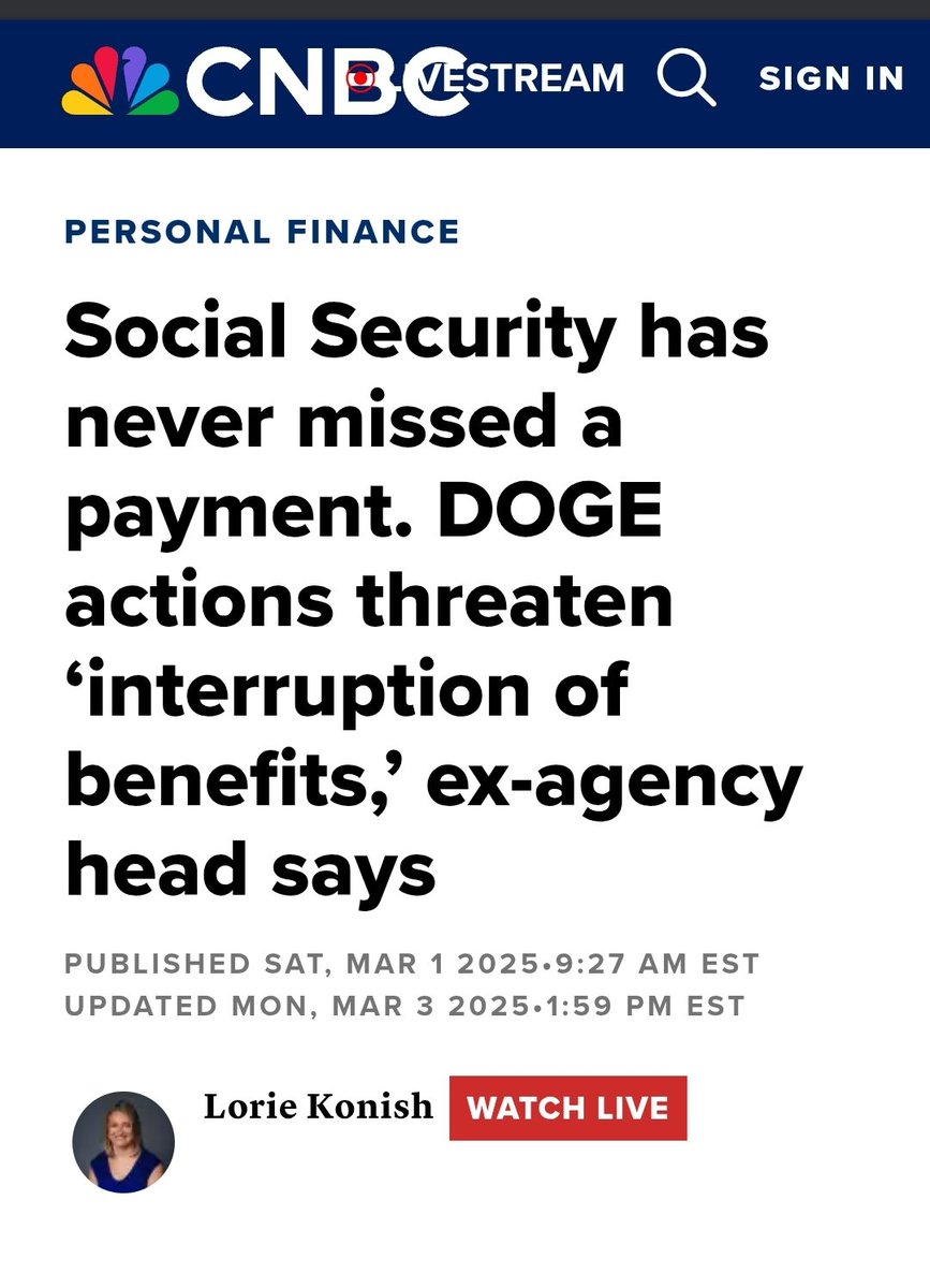 i_danforth's tweet image. 😆 🤣 😂 

Wait until the "beautiful #tariffs kick in and affect #RedStates the worst. Wait until Republicans go after #Medicare &amp;amp; #Medicaid on. #Musk says #SocialSecurity is a "ponzi scheme." That means #DOGE is going after the #SSA next.