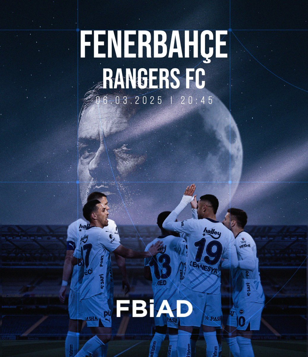 #MaçGünü 💛💙

⚽#UEL Son 16 Turu İlk Maç
🆚Rangers FC
🗓️06.03.2025
🕛20:45

#FBİAD #Fenerbahçe #UEFA #UEFAEuropeLeague #UEFAAvrupaLigi #AvrupaLigi #FenerinMaçıVar #birliktegüçlüyüz #FBvRAN