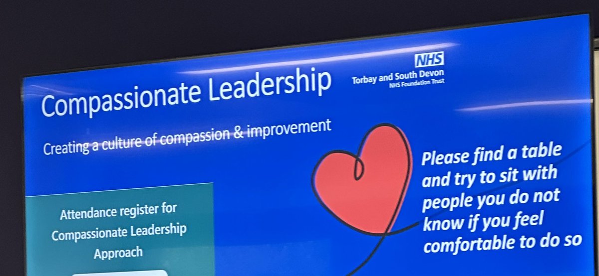 Compassionate leadership training today 
#compassionateleadership #nhs #macmillanadvancedimmunotherapycns