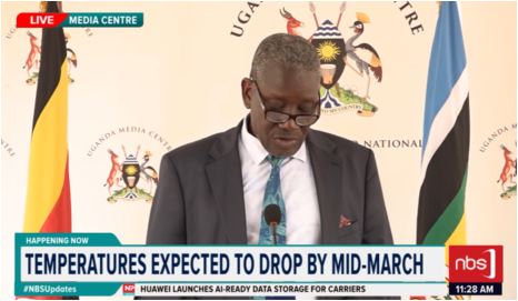 NBS Television (@nbstv) on Twitter photo PS <a href="/min_waterUg/">MINISTRY OF WATER AND ENVIRONMENT 🇺🇬</a>, <a href="/okidi64/">Dr. Alfred Okot Okidi</a>: The mid-western part is currently experiencing dry conditions which are expected to persist until mid-March with seasonal rains expected to begin by March peaking late April to early May with cessation expected in early June.
#NBSUpdates PS <a href="/min_waterUg/">MINISTRY OF WATER AND ENVIRONMENT 🇺🇬</a>, <a href="/okidi64/">Dr. Alfred Okot Okidi</a>: The mid-western part is currently experiencing dry conditions which are expected to persist until mid-March with seasonal rains expected to begin by March peaking late April to early May with cessation expected in early June.
#NBSUpdates