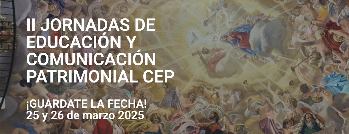 Catedrales UNED (@catedralesuned) on Twitter photo ¡Llega un evento imperdible! 25 y 26 de marzo de 2025 <a href="/EducacionUNED/">Facultad de Educación de la UNED</a>. Jornadas Educación y Comunicación Patrimonial
#EducaciónPatrimonial #CatedralesUNED #JornadasUNED #MasterCatedrales lc.cx/UrISfF ¡Llega un evento imperdible! 25 y 26 de marzo de 2025 <a href="/EducacionUNED/">Facultad de Educación de la UNED</a>. Jornadas Educación y Comunicación Patrimonial
#EducaciónPatrimonial #CatedralesUNED #JornadasUNED #MasterCatedrales lc.cx/UrISfF