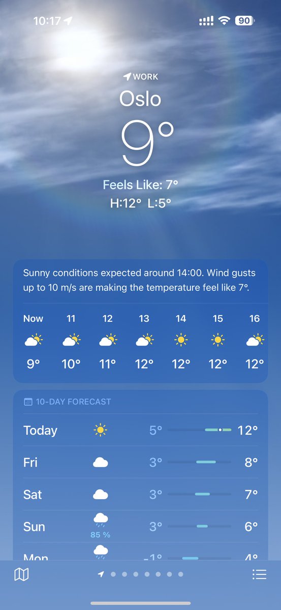 It feels like summer for us. Only those who live in Scandinavia can feel it. ☀️ 😊