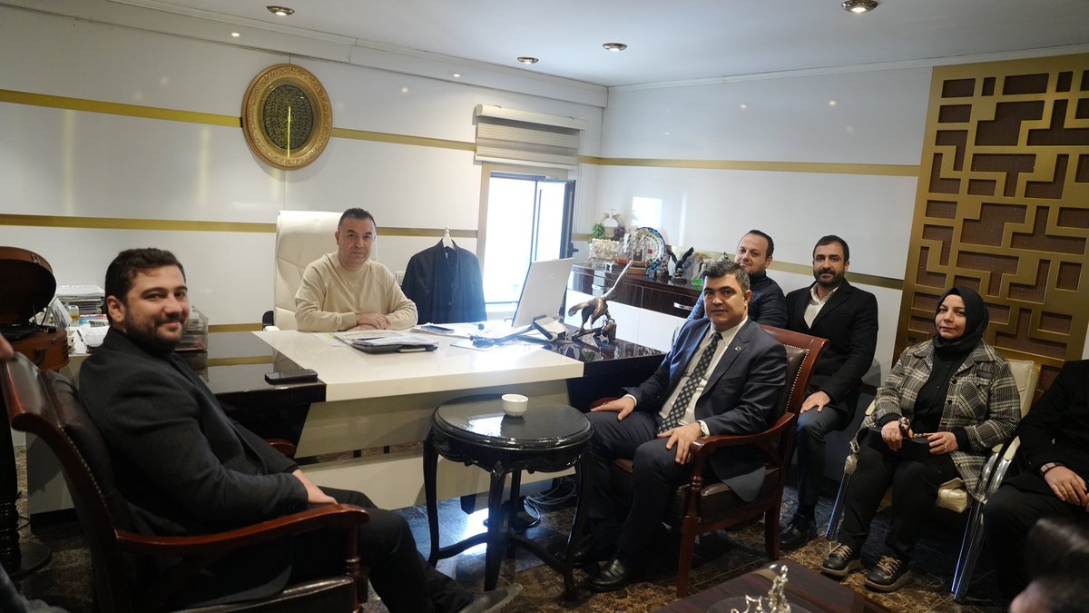 Şahinbey İlçe Başkanımız Sayın Mehmet Tiryaki, AK Parti Gaziantep İl Başkan Yardımcımız, Yönetim Kurulu üyelerimiz, Kadın Kollarımız ve Gençlik Kollarımız ile birlikte Geçmiş dönem İl Başkan Yardımcımız Eyüp Kavas’ı ziyaret ettik.

<a href="/EyyupKavas/">Eyyüp KAVAS</a> 
<a href="/avmehmettiryaki/">Av.Mehmet TİRYAKİ</a>