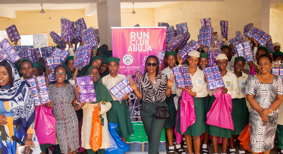 RunClubAbuja's tweet photo. Once again thank you to all our sponsors, partners and our donors for coming together to make this event successful. The girls were beyond excited and you touched every single part of their hearts.  💞❤️ https://t.co/dw3TdT17a7
