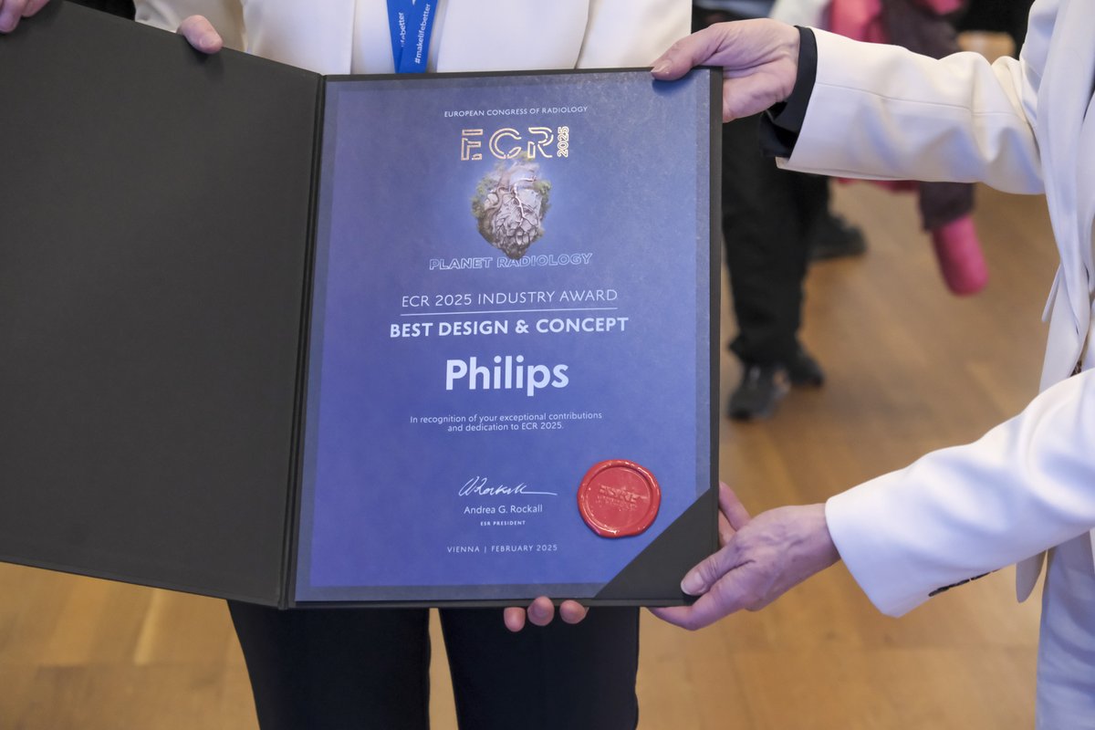 bagnair's tweet photo. Proud to share that the Philips booth at #ECR2025 won the Industry award for Best Design and Concept! Credits to the full Philips team that made this happen! https://t.co/dIIem9XqjG