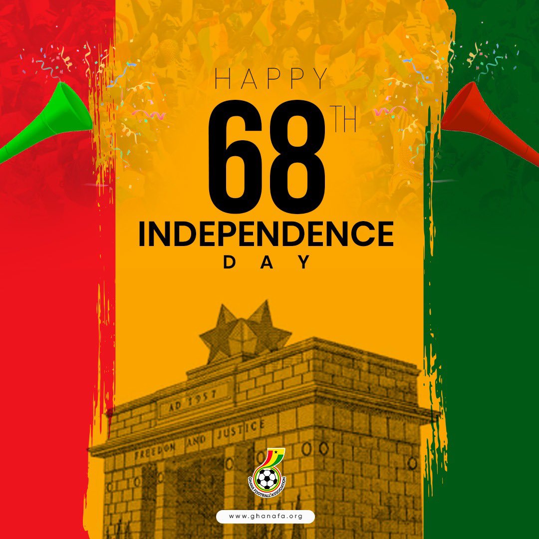 🇬🇭 Stronger together for 68 years! Wishing all Ghanaians a Happy Independence Day! 

 #GhanaAt68