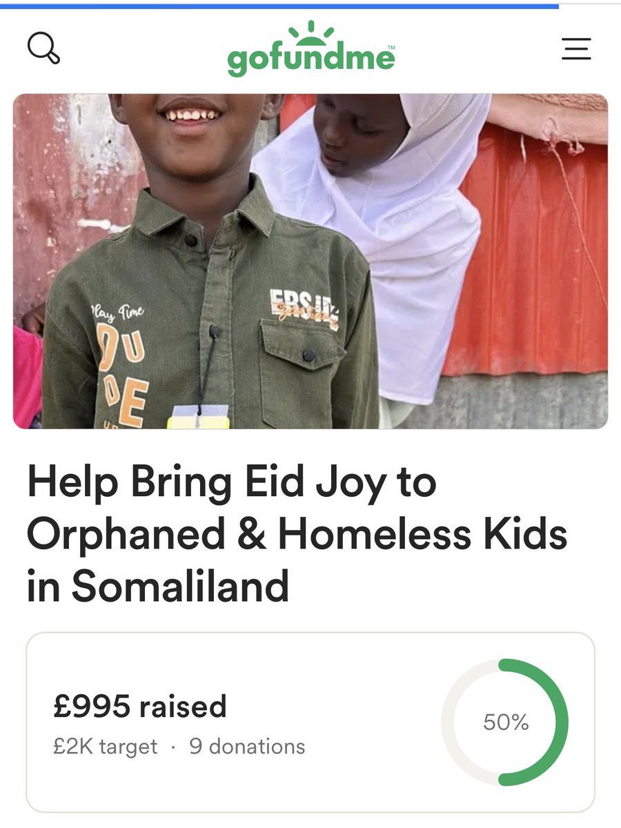 Masha Allah! 🤲🏾 In just 2 days, we've raised 50%! Thank you all for your generosity and support! 🙏🏾

Please continue supporting 👇🏾👇🏾

gofund.me/0cbb6745