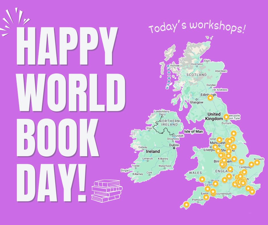🌟It's #WorldBookDay and we're bringing stories to life in over 60 Primary Schools today! Don't forget to tag us in your dance and drama workshop pics if we're coming to your school! 🌟