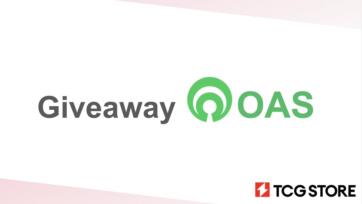 TCG STORE@トレカ所有権の取引 (@tcgstore_io) on Twitter photo 🎉 Regular #Giveaway Campaign! 🎉
To celebrate our #OasJumbo collaboration, we're giving away:
🎁 100 $OAS x 3 winners! 🥳
Don't miss your chance—enter now! 🚀
☑️ Follow <a href="/TCGSTORE_io/">TCG STORE | オリパリリース記念80%OFF🎉</a>
☑️ RT & LIKE this post 🔥
⏰ Deadline: March 10, 24:00 (JST)
#Oasys #TCGVerse #Airdrop 🎉 Regular #Giveaway Campaign! 🎉
To celebrate our #OasJumbo collaboration, we're giving away:
🎁 100 $OAS x 3 winners! 🥳
Don't miss your chance—enter now! 🚀
☑️ Follow <a href="/TCGSTORE_io/">TCG STORE | オリパリリース記念80%OFF🎉</a>
☑️ RT & LIKE this post 🔥
⏰ Deadline: March 10, 24:00 (JST)
#Oasys #TCGVerse #Airdrop