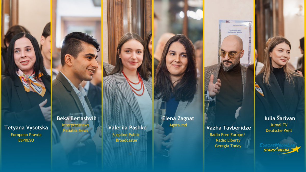 📰6 new Brussels correspondents from Georgia, Moldova and Ukraine!
💫 The Maison du MédiaLab supports six journalists in Brussels to triple their number covering EU &amp; NATO affairs.
👉🏻 Find more here: bit.ly/4i5NU4a
#MaisonDuMedialab #Europe #Georgia #Moldova #Ukraine