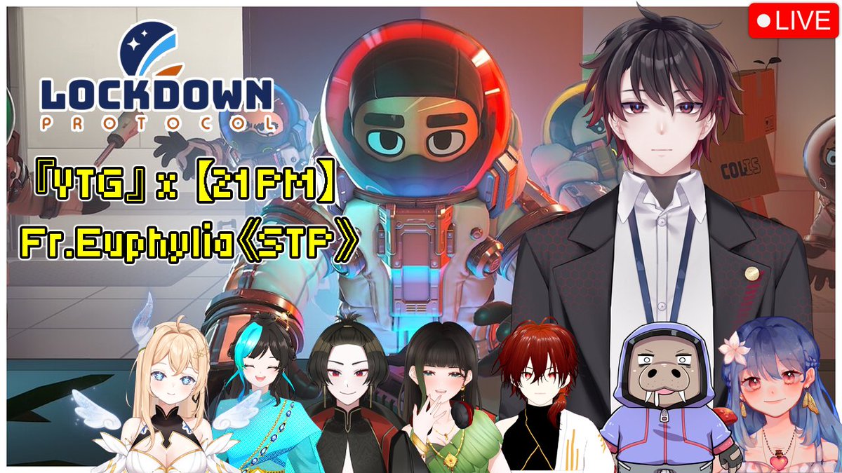 TamaOniiSan21PM's tweet image. [ 🔴Collab ] - 21PM x VTG ft.Euphylia 《STP》 - #LOCKDOWNProtocol - #MirageCreativeLab

ชมความปวงได้แล้ววันนี้เวลา 21.00 น.
youtube.com/live/yLO8vhhMH…

#OniiSanLive #vtuber #vtuberth #vtuberthai #วีทูปเบอร์ไทย #21PM
