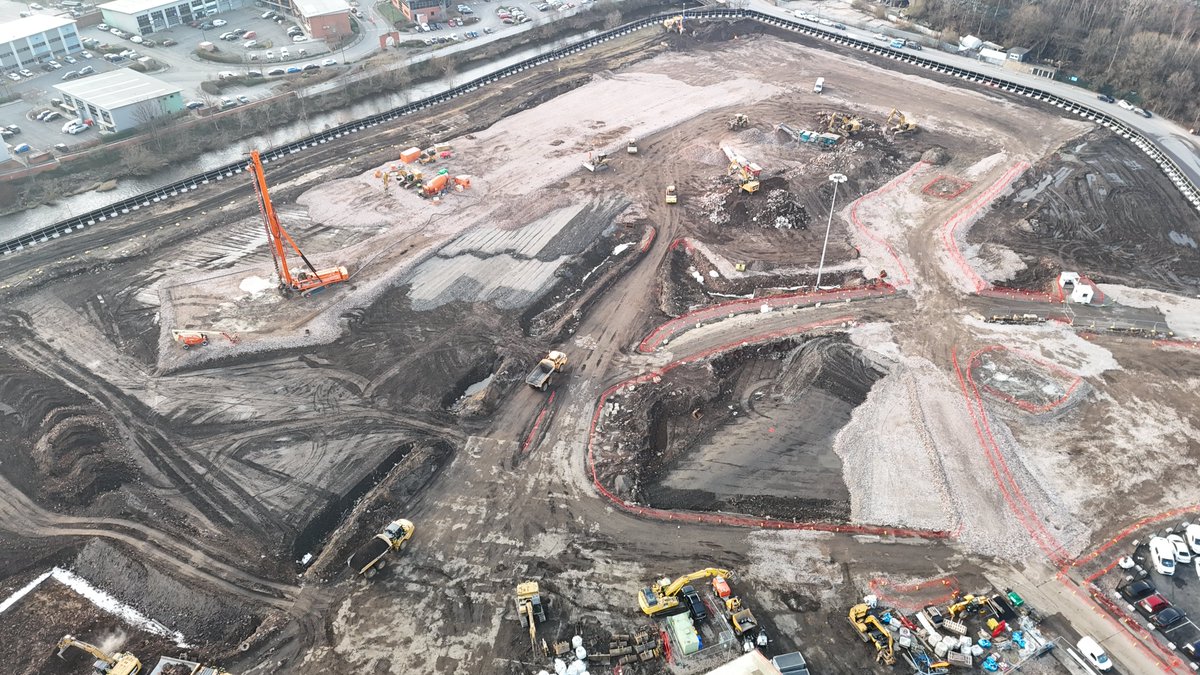 Following confirmation that Sheffield Forgemasters has been granted planning permission to build a landmark 30,000 m2 machining facility on brownfield land in the City’s #Meadowhall district, we can share the first images of the site's progress images.

Located on Weedon Street,