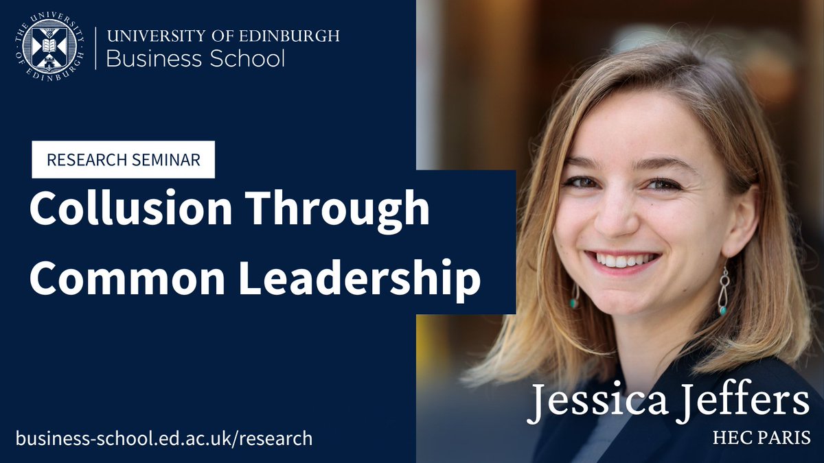 University of Edinburgh Business School (@uoebusiness) on Twitter photo Yesterday, we welcomed Jessica Jeffers (<a href="/HECParis/">HEC Paris Business School</a>) as part of our internal #ResearchSeminar series. Our thanks to Jessica and organiser, Khaladdin Rzayev of the Accounting & Finance research group for this collaboration.
Research at UEBS: 🔎 lnkd.in/ekAWXA-R Yesterday, we welcomed Jessica Jeffers (<a href="/HECParis/">HEC Paris Business School</a>) as part of our internal #ResearchSeminar series. Our thanks to Jessica and organiser, Khaladdin Rzayev of the Accounting & Finance research group for this collaboration.
Research at UEBS: 🔎 lnkd.in/ekAWXA-R