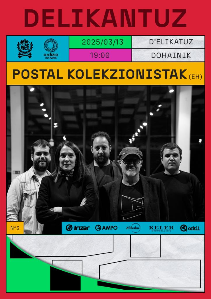 Kontzertu bilduma ederra egiten ari gara Delikantuz zikloaren barruan. Hurrengoa, astebete barru! 😊

ordiziarrock.com/postal-kolekzi…