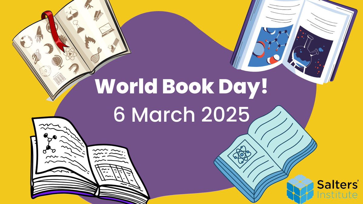 Happy World Book Day! 📚✨ 

At the Salters' Institute, we value books as timeless vessels of scientific knowledge, preserving discoveries for centuries. The power of reading sparks curiosity and innovation! 🔬📖 
#STEMReaders #WorldBookDay2025 #WorldBookDay #ChemistryReaders