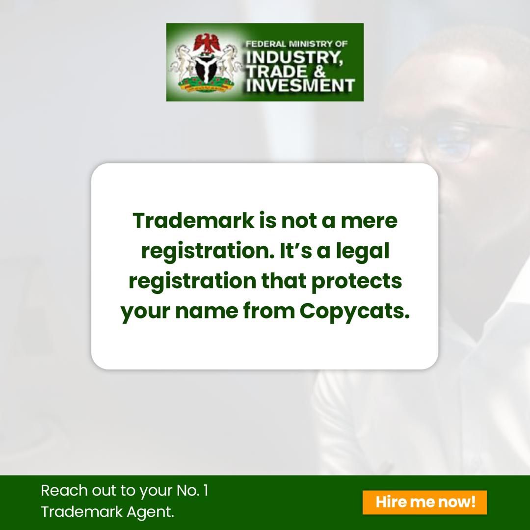 thesamabayomi_'s tweet image. Secure your brand identity today! ✅ A trademark is more than just a registration—it&apos;s your legal shield against copycats. Don&apos;t wait, protect your name now! ⚖️💼

📩 DM me to get started! #TrademarkProtection #BrandSecurity