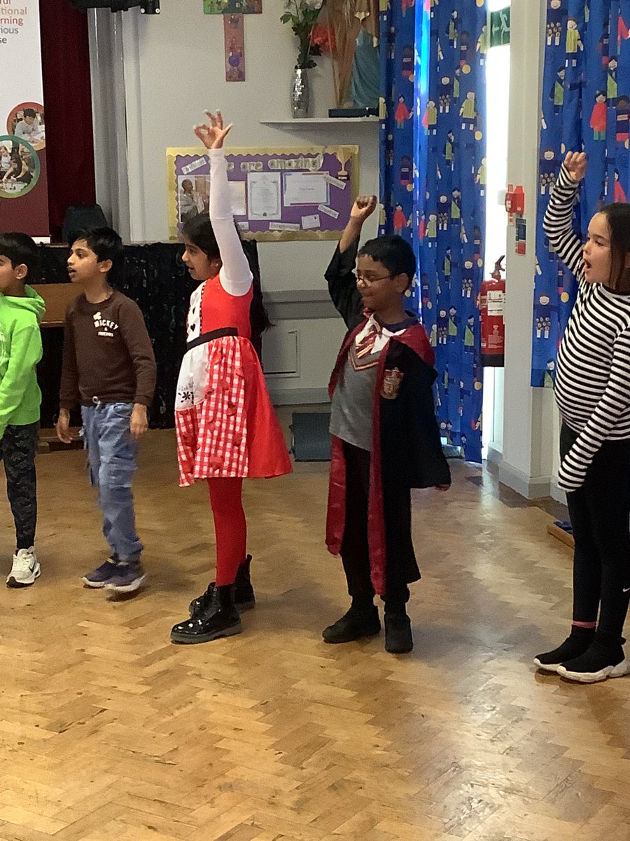 Starting our World Book Day celebration learning about the traditional welsh tale of Branwen. Thanks to Sarah from <a href="/bigfootarts/">Bigfoot Arts Education (HQ)</a> for leading our workshop #worldbookday2025 #WorldBookDay #mabinogion #sjlanguageliteracyandcommunication #dyddgŵylddewi