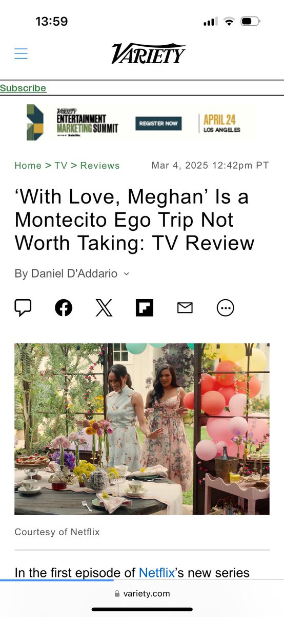 LMB31's tweet photo. @ChicSheri @RealBrit20 @lilibalfour Yeah, what does the Hollywood Reporter or Variety know about anything?! Much better to just go off the word of her sycophantic, delusional “fans.” Pathetic https://t.co/1w7TaPTh04